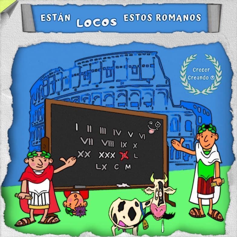 ESTÁN LOCOS ESTOS ROMANOS. Juego de números romanos, concentración, cálculo; desde 8 años - Imagen 3